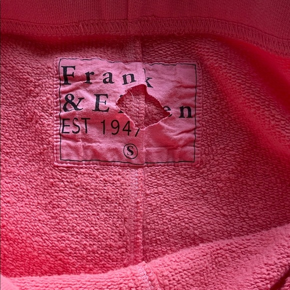 🆕 Frank & Eileen Women's Catherine Sweatpants Size S Pink Casual Raw Hem - Picture 8 of 11